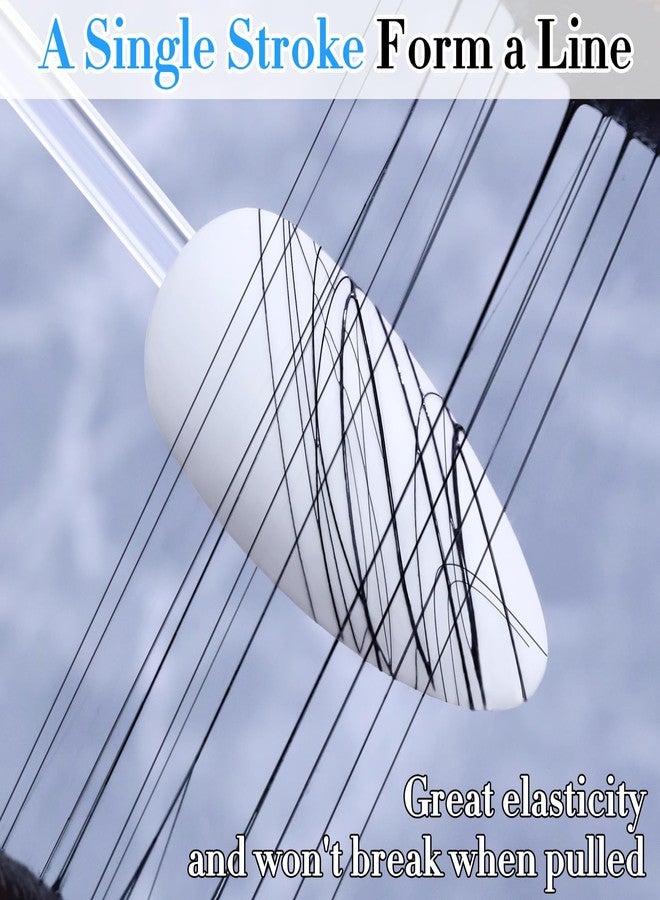 دابل ريذم جل أظافر ثلاثي الأبعاد مزدوج الإيقاع، جل صلب لنحت فن الأظافر، جل صلب غير لزج لبناء ونحت وتشكيل وتطويل الأظافر، قابل للإزالة، مناسب للاستخدام في الصالونات المنزلية أو باستخدام الأشعة فوق البنفسجية/LED، 0.5 أونصة (أسود عنكبوتي) - Image 3